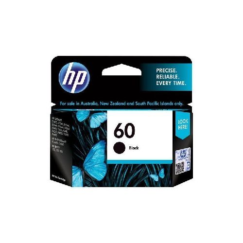 HP 60 - 4 ml - negro - original - cartucho de tinta - para Deskjet F2430, F4213, F4435, F4580; Envy 100 D410, 11X D411, 12X; Photosmart C4740, D110