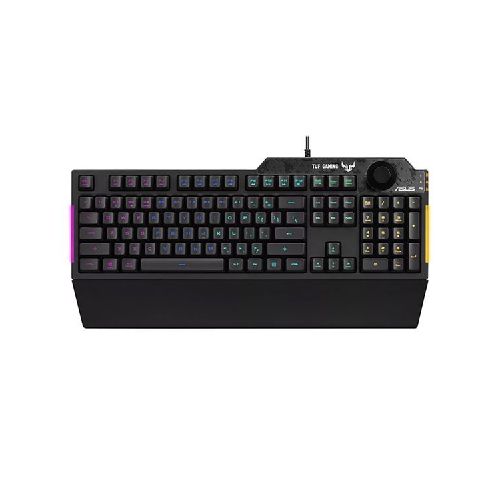 Teclado Gaming Asus Tuf K1 Usb 1000hz 5 Zonas Rgb