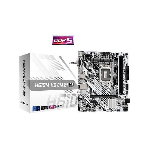 Motherboard Asrock H610m-hdv/m.2+ D5 S1700