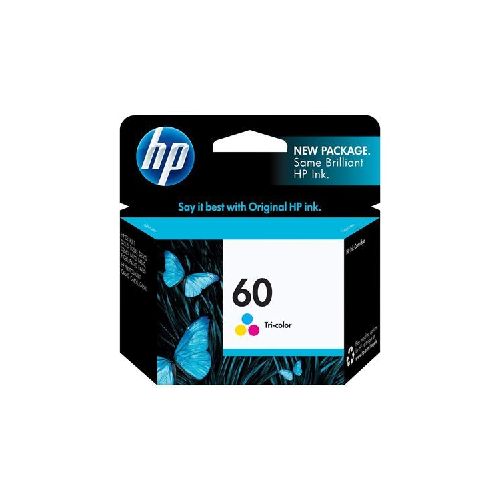 HP 60 - 4 ml - color (cian, magenta, amarillo) - original - cartucho de tinta - para Deskjet F2430, F4213, F4435, F4580; Envy 100 D410, 11X D411, 12X; Photosmart C4740, D110