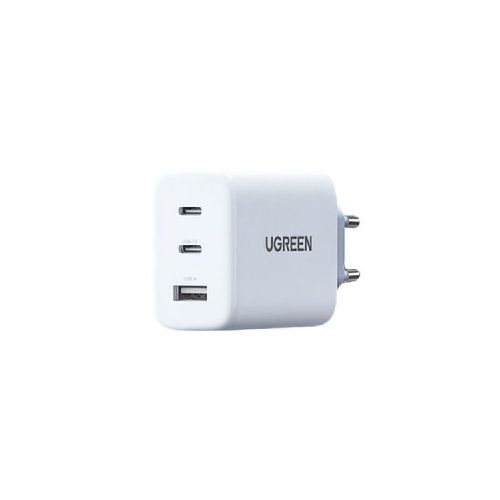 Ugreen Cargador De Pared 65w Usb/usb-c X 2 Blanco