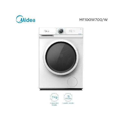 Lavarropas 7 Kg Midea MF100W70