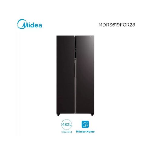 Heladera side by side Midea 482 litros MDRS619FGR28