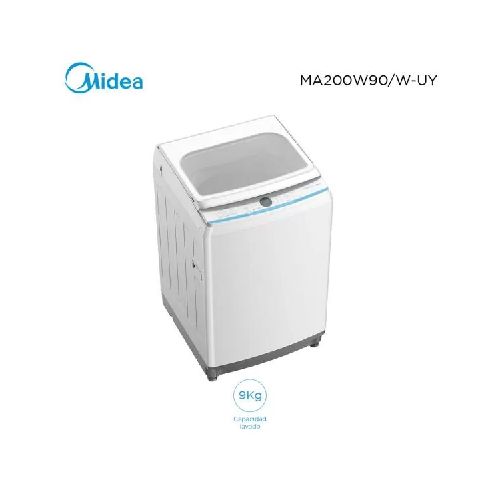 Lavarropas 9 Kg Midea MA200W90/W-UY