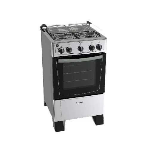 Cocina combinada James 4 hornallas C-205 B INOX