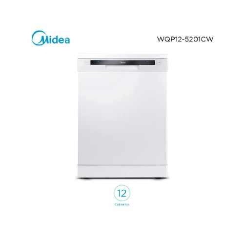 Lavavajillas Midea 12 servicios blanco WQP12-5201CB