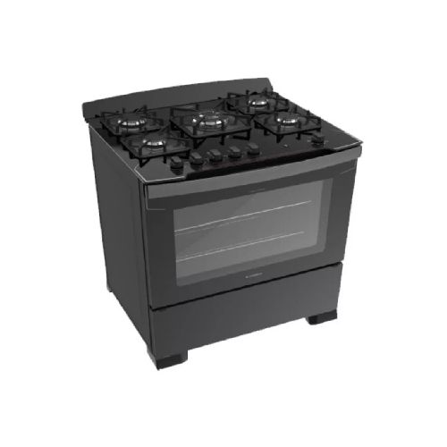 Cocina a gas James 5 hornallas C 805 V NEGRO