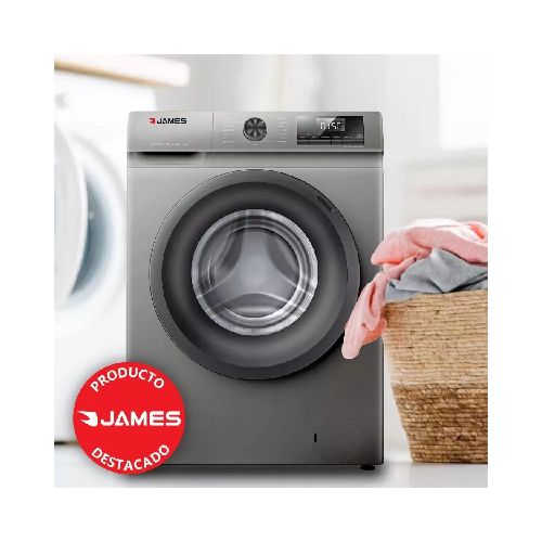 Lavarropas 8 Kg James silver LR 8140 INV S