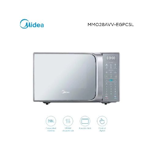 Microondas 28 Litros con grill Midea MMO28AVVEGPC