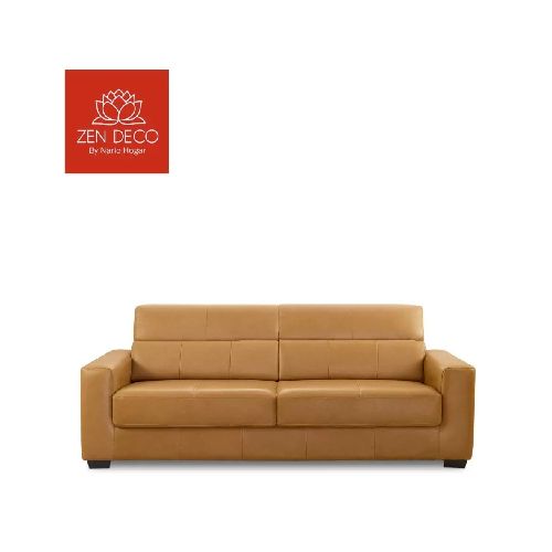 Sillón 3 Cuerpos Sublime 100 % Cuero Camel