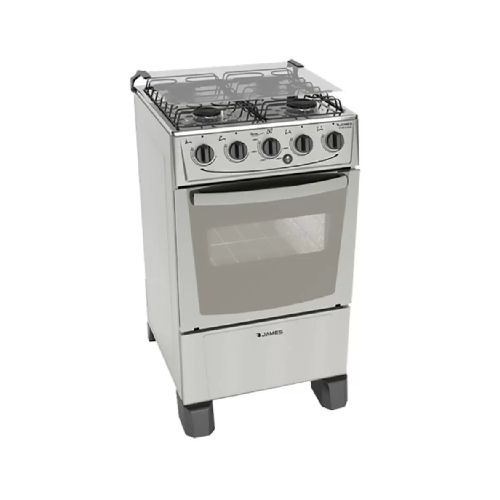 Cocina a Gas James 4 hornallas inox C 105 B INOX