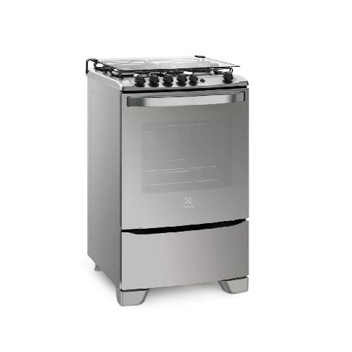 Cocina a gas Electrolux 4 Hornallas inox