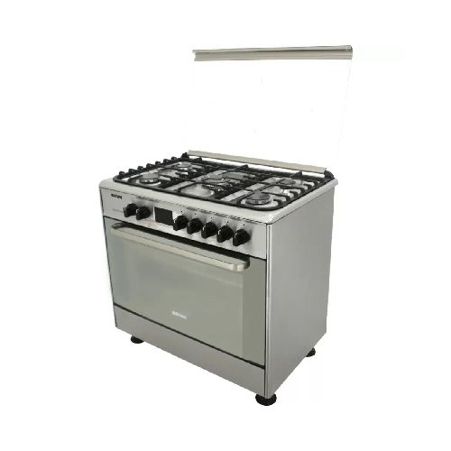 Cocina combinada Siam 5 hornallas inox