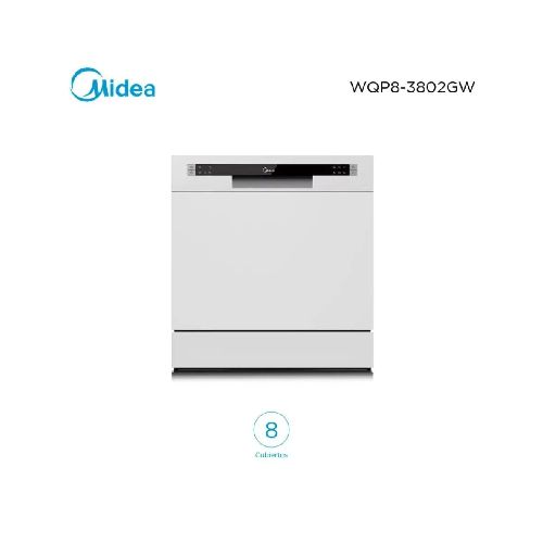 Lavavajillas 8 servicios Midea WQP8-3802GW blanco