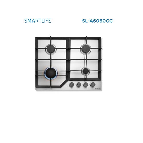 Anafe a Gas 4H Inox Smartlife SL-A6060GC