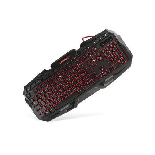 Teclado Gamer Usb Led Español Crown CMKG-100