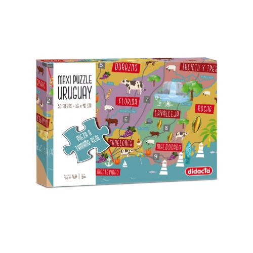 Maxi Puzzle Uruguay 50 piezas