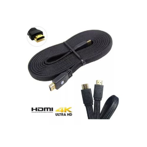 Cable HDMI 2 Metros Full HD 4k Plano Mallado Macho a Macho