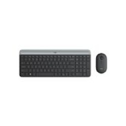 Teclado Logitech Mk470 Negro +Mouse Inalambrico