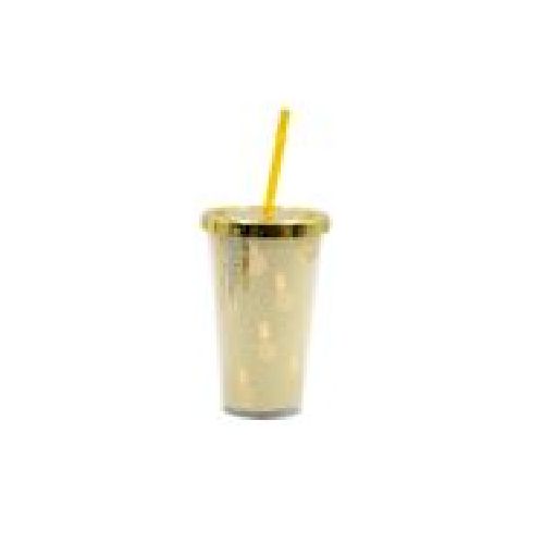 VASO JH-0011G SORBITO 450ML DIVERTIDO DORADO PS