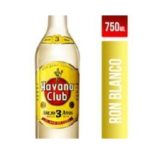 Ron Havana Club Oro Añejo 3 años 750 ml