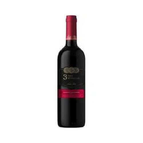 Vino Santa Rita 3 Medallas Cabernet Sauvignon Vidrio 750Ml