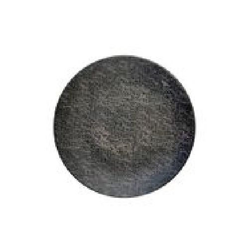 PLATO CELESTE 24MA002-1 LLANO STONE NEGRO CERAMICA 26CM