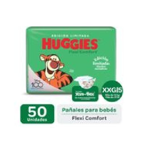 Pañal Huggies Flex Conf Xxg 50Un Ahorro