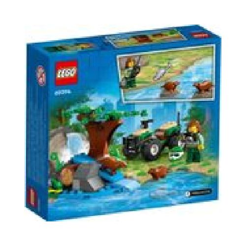 BLOQUES LEGO CITY BOYS 90PCS+5 QUAD Y HÁBITAT DE LA NUTRIA