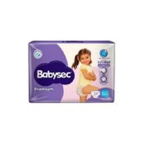 Pañal Babysec Premium Xxg Hiper Pack 24Un