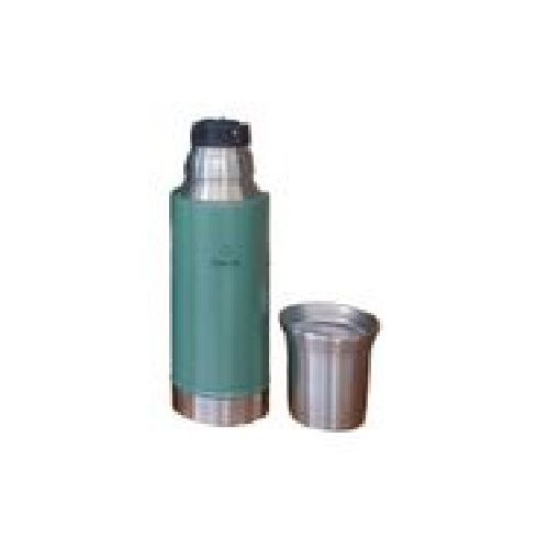 TERMO CELESTE VERDE 800ML DOBLE PARED SIN ASA Y C/MATE