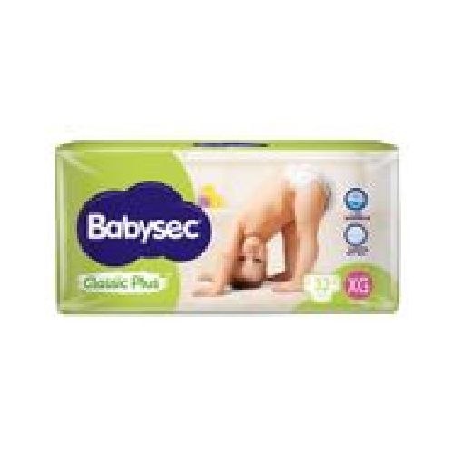 Pañal Babysec Classic Plus Xg X32