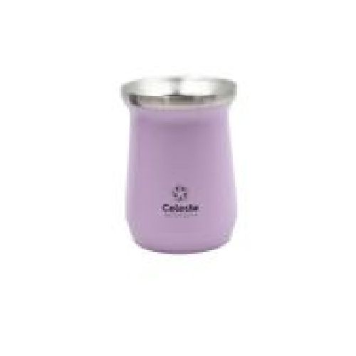 MATE CELESTE MT002-9 VIOLETA ACERO INOX 235ML DOBLE PARED