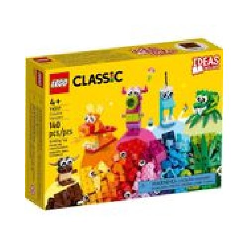 BLOQUES LEGO CLASSIC BOYS 140PCS 4+ MONSTRUOS CREATIVOS