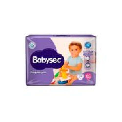 Pañal Babysec Premium Xg Hiper Pack 24Un