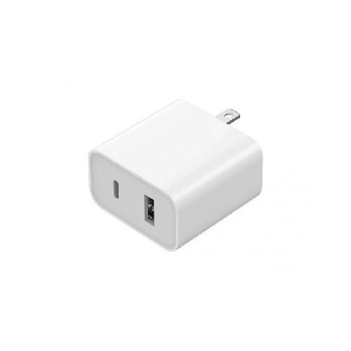 Cargador Xiaomi 33W Tipo-A + Tipo-C color blanco