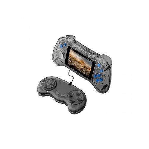 Consola retro Q8 con control color gris transparente