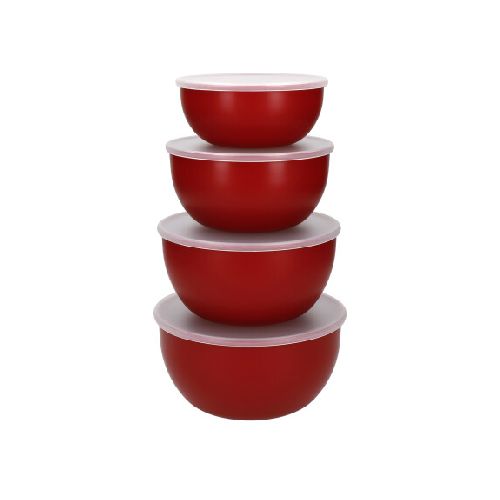 Set bowls con tapa x 4 KitchenAid