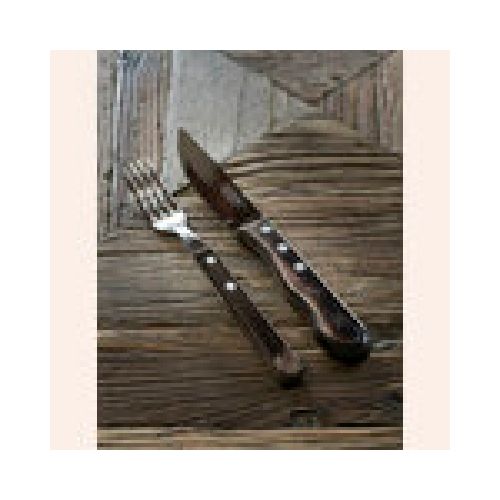 CUCHILLO DE CARNE TRAMONTINA JUMBO - POLYWOOD MARRON