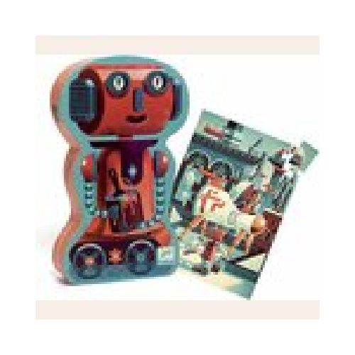 PUZZLE DE 36 PIEZAS DJECO - BOB EL ROBOT - + 4 AÑOS