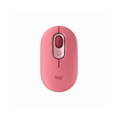 Mouse Inalámbrico Logitech POP Coral Rose