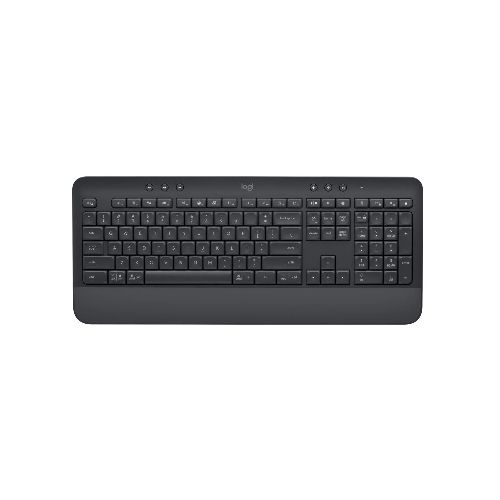 Teclado Logitech Signature K650 Inalámbrico + Bluetooth Grafito