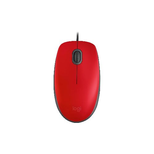 Mouse Logitech M110 Silencioso Rojo