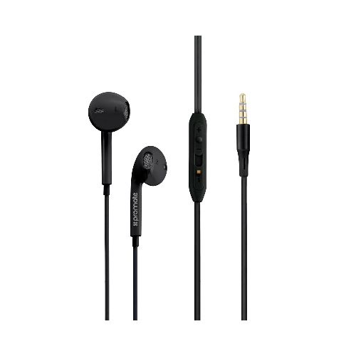 Auriculares con micrófono Promate Gearpod Negro