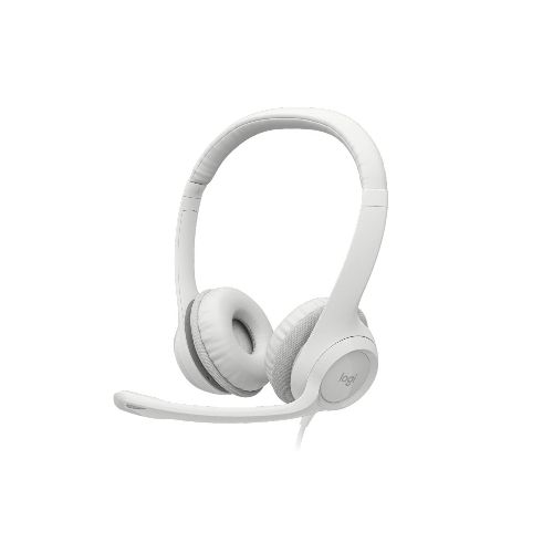 Auriculares Logitech H390 USB Clearchat Blanco