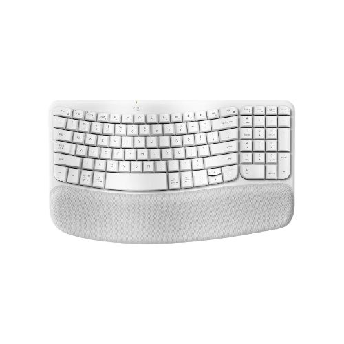 Teclado Inalámbrico Wave Keys c/Bluetooth Blanco