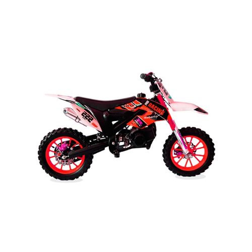 Moto Mini Moto Niño Pro Racing 50cc Scorpion (222) 2 Tiempos - Rojo