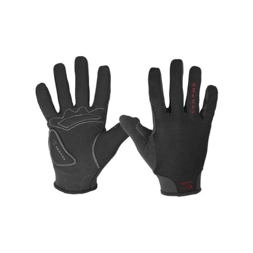 Guantes Ciclista Largos Serfas Starter - Negro