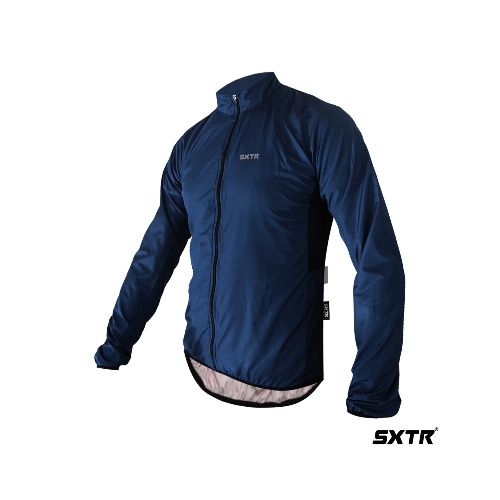 Campera Corta Viento Sxtr Active - Azul Indigo.