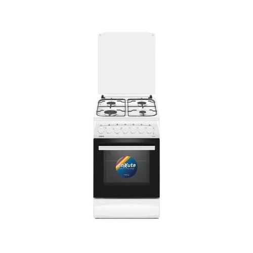 Cocina Gas Enxuta Cenx 5542 Blanca 4 Hornallas Con Grill